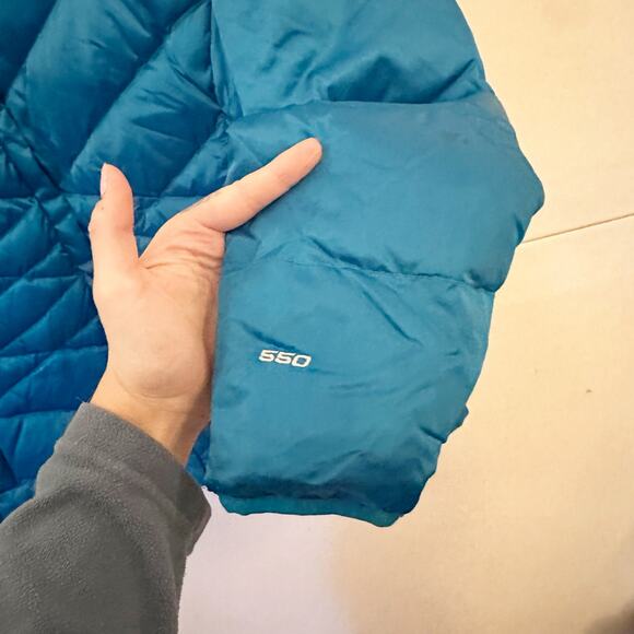 The North Face Aconcagua Women’s 550 Goose Down Puffer Jacket Blue Size L - Picture 3 of 10